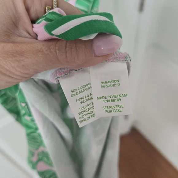 Lilly Pulitzer Morgann 3/4 Sleeves Maxi Dress New Size XXS - Picture 7 of 11